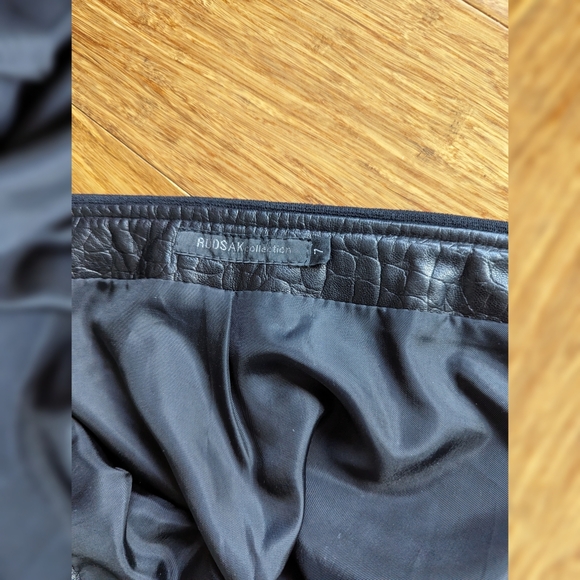 Rudsak Snake Genuine Leather Flare Skirt - Picture 3 of 5